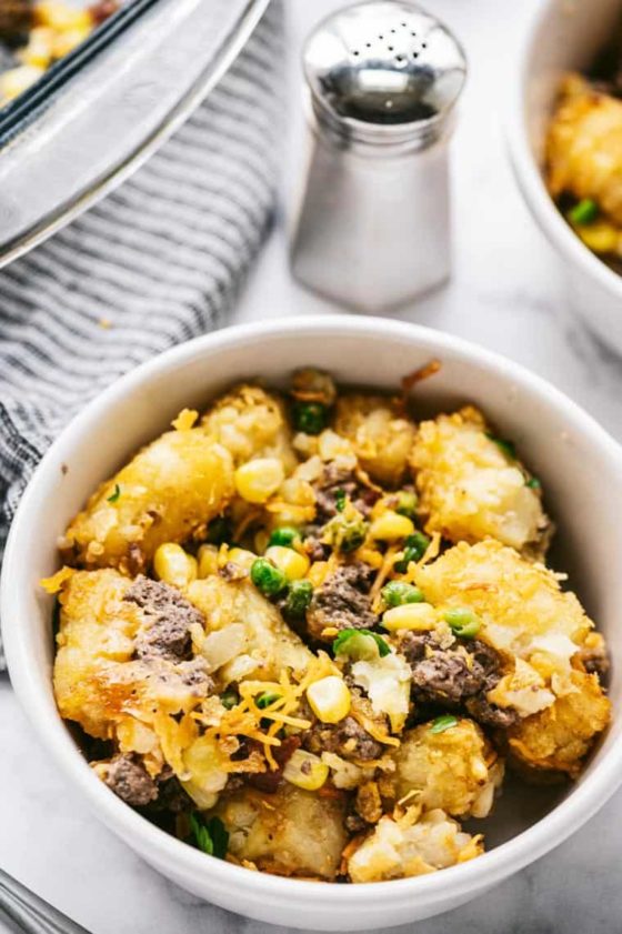 recipe for tater tot casserole without meat