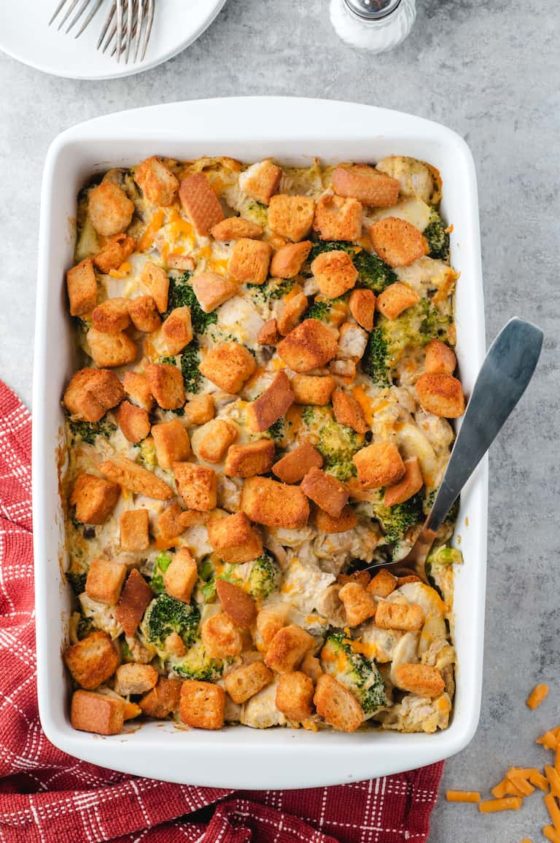 Easy Chicken Broccoli Casserole - Recipes From A Pantry