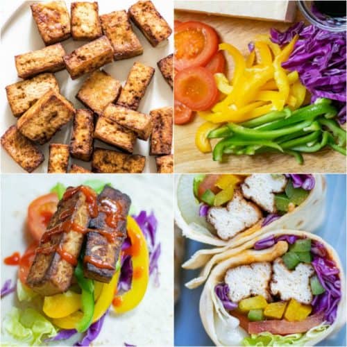 Air Fryer Asian Tofu Wrap - Instant Pot Tofu - Recipes From A Pantry