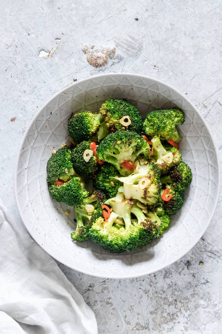 instant pot broccoli with chilli and lemon