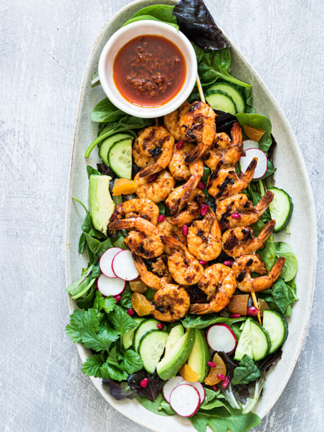 Easy Grilled Shrimp Salad Story