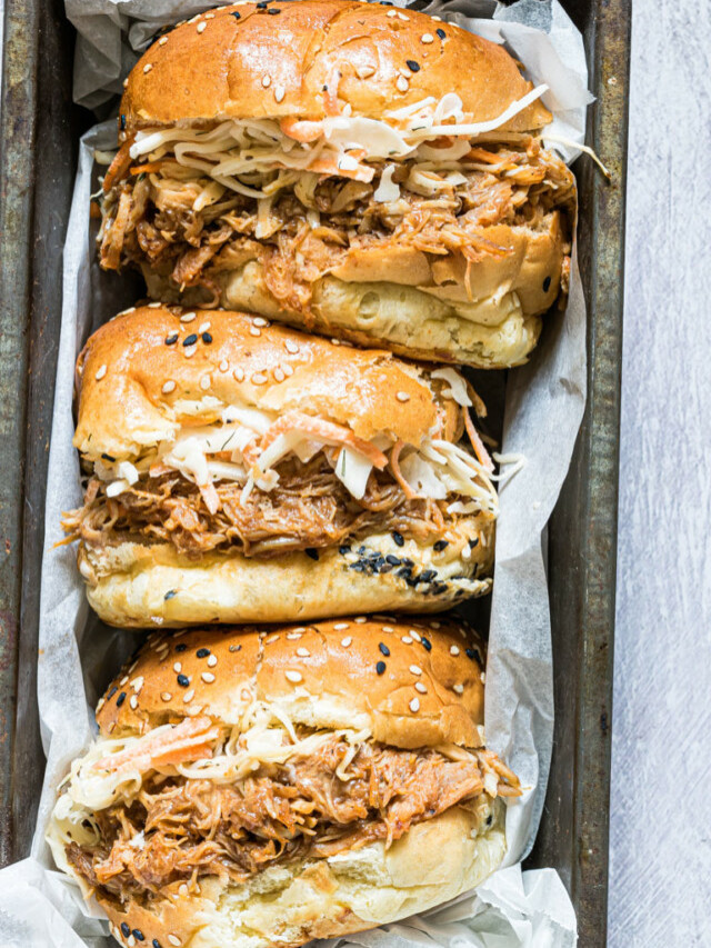 Instant Pot Pulled Chicken Sandwiches Story