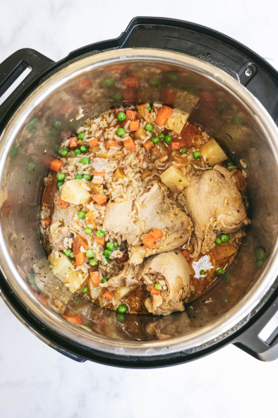 Instant Pot Chicken and Rice - Recipes From A Pantry