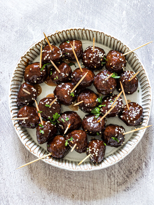 Slow Cooker Grape Jelly Meatballs Story