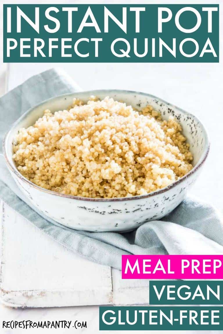 How To Cook Instant Pot Quinoa Perfectly - 2 Ways + Meal Prep {Gluten ...