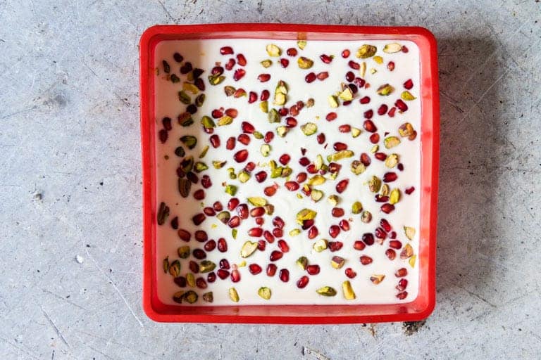 Pistachio and Pomegranate Frozen Yogurt Bark Recipes From A Pantry