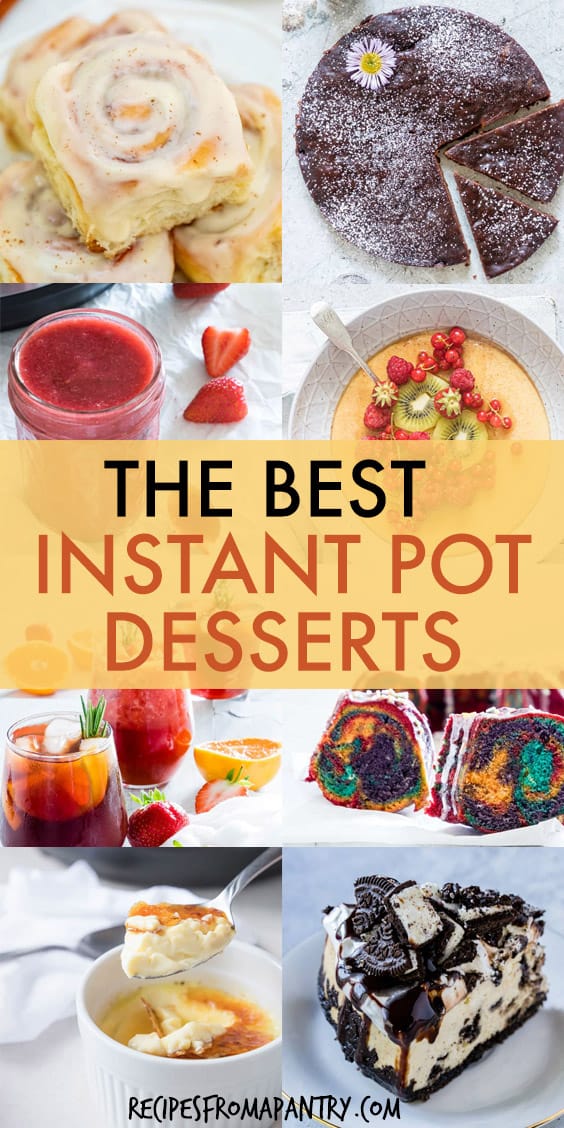 instant pot desserts