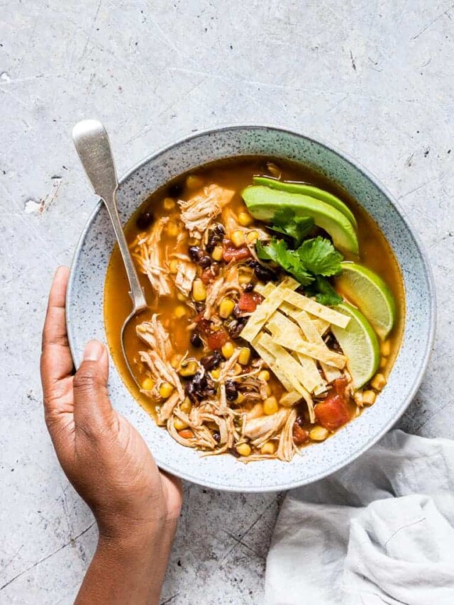 Easy Instant Pot Chicken Tortilla Soup Story