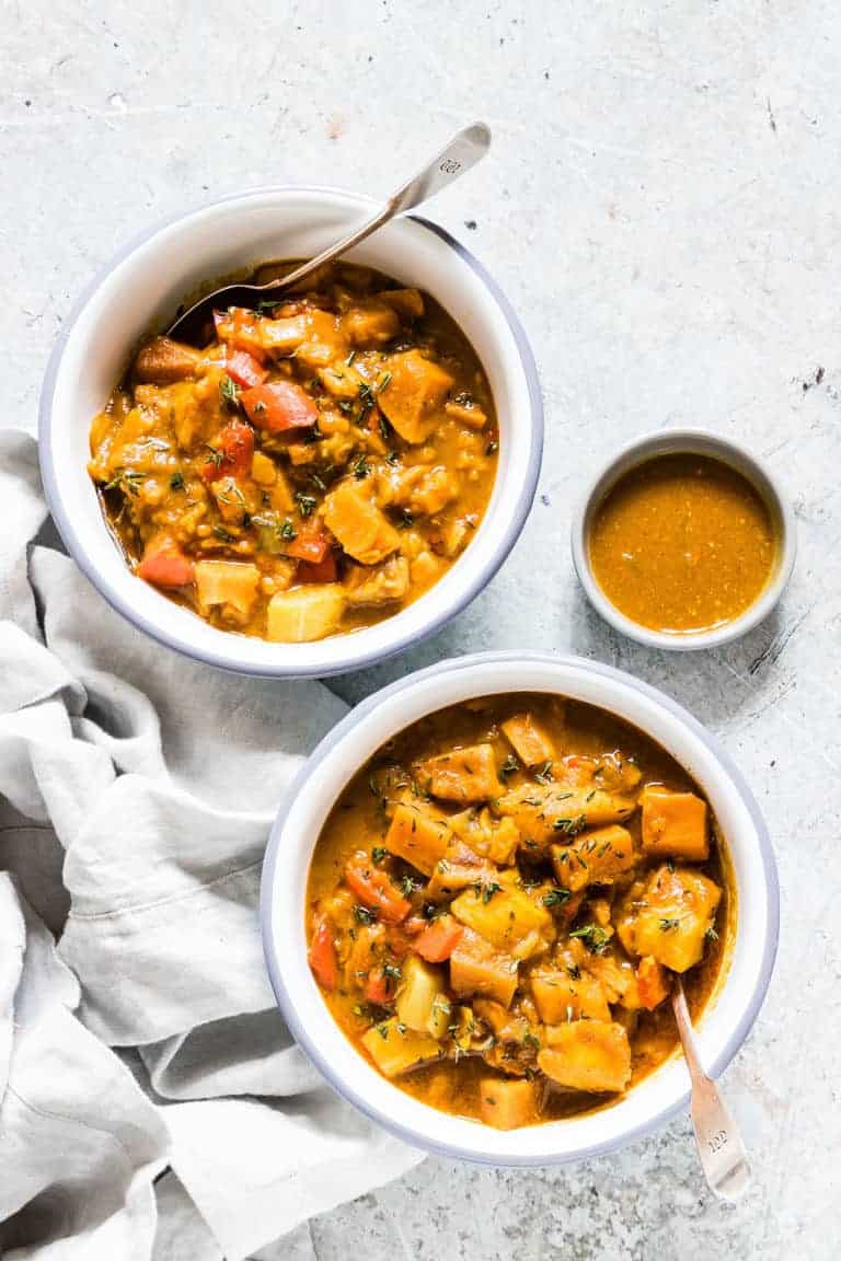 Easy Instant Pot Pumpkin and Plantain Curry