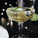 a champagne margarita cocktail ready to serve