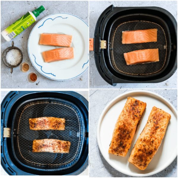 Easy Air Fryer Salmon + Video - Recipes From A Pantry