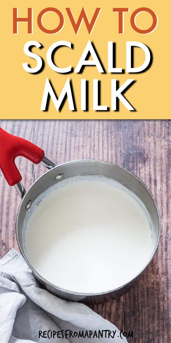 How to scald milk