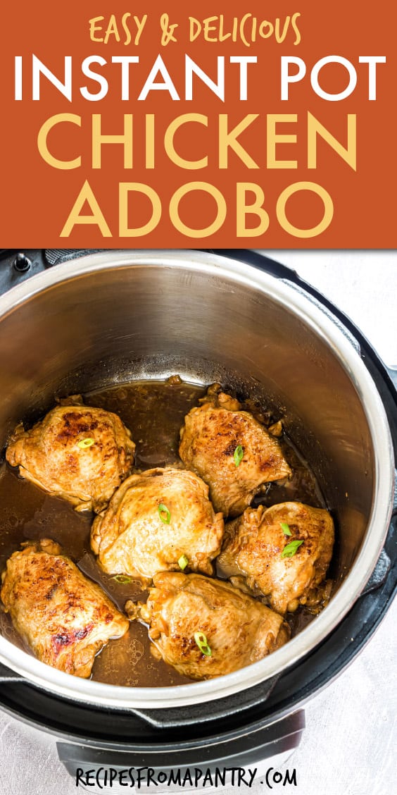 CHICKEN ADOBO IN AN INSTANT POT