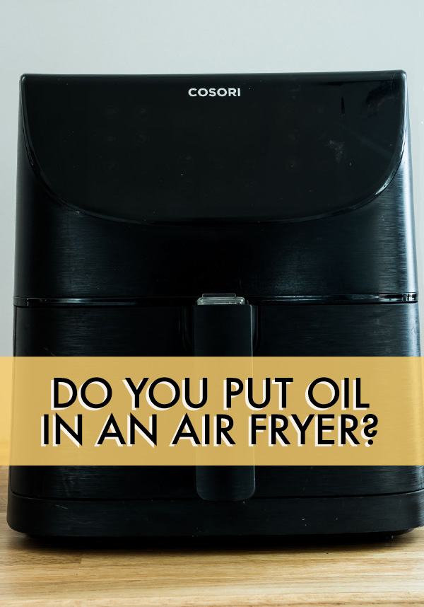 FRONT VIEW OF AN AIR FRYER