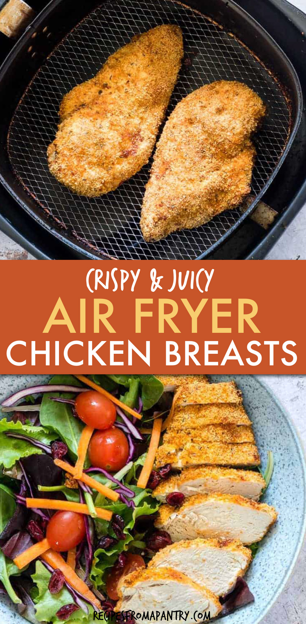 Crispy Air Fryer Chicken Breast (Healthier and Juicy) Recipes From A