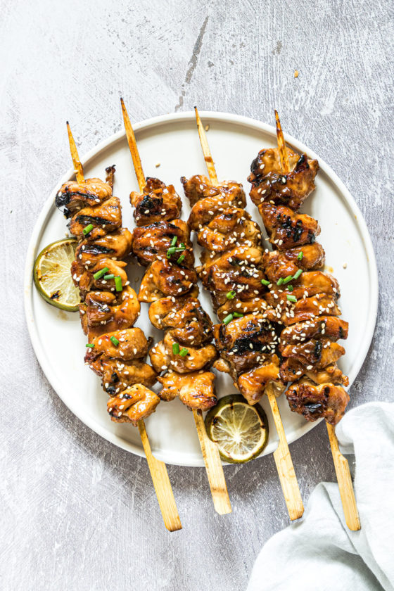 Grilled Chicken Kabobs Skewers (Coconut Lime) - Recipes From A Pantry