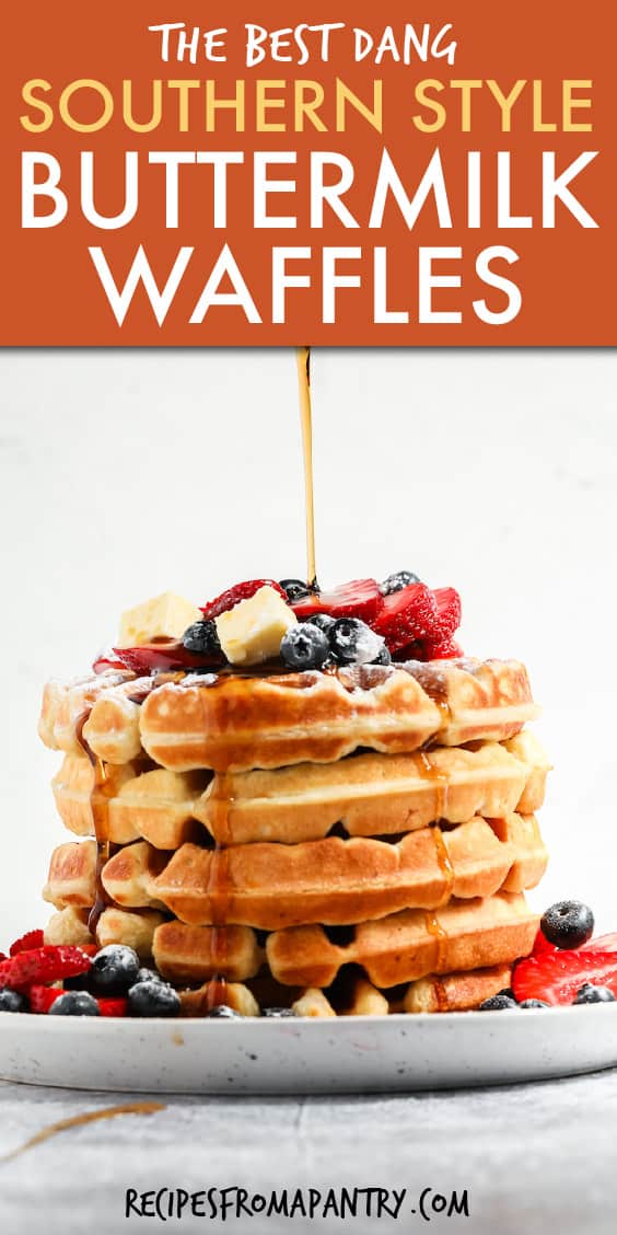 buttermilk waffle recipe