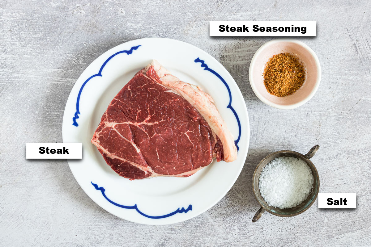 the ingredients needed to learn how to grill steak