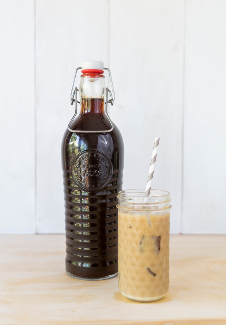 The completed Instant Pot Vietnamese Iced Coffee