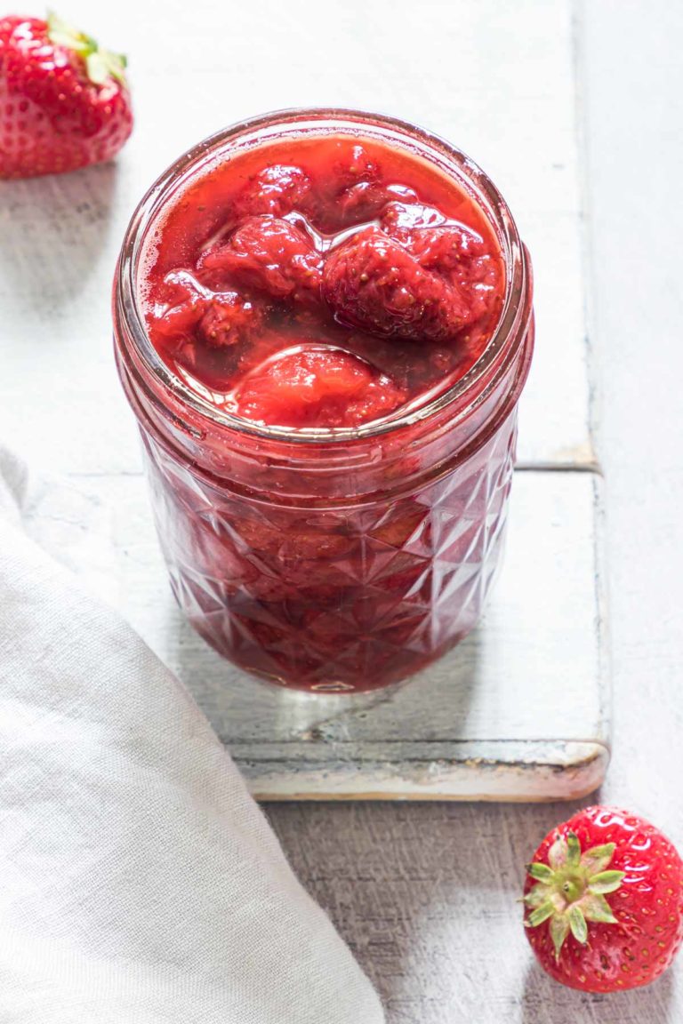 Strawberry Compote (Strawberry Sauce) + Instant Pot Strawberry Compote Story