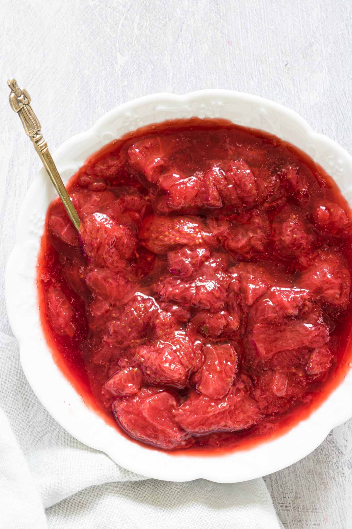 Strawberry Compote (Strawberry Sauce) + Instant Pot Strawberry Compote