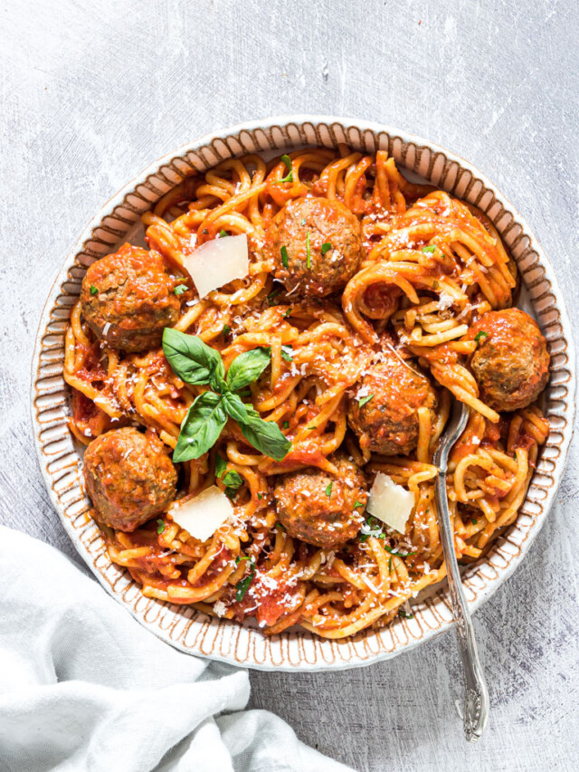Slow Cooker Spaghetti And Meatballs Story