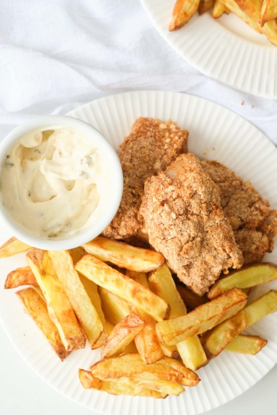 Air Fryer Fish And Chips - Recipes From A Pantry
