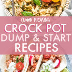 DISHES WITH CROCK POT CHICKEN AND FAJITAS