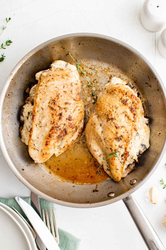 Mushroom Stuffed Chicken Breast - Recipes From A Pantry