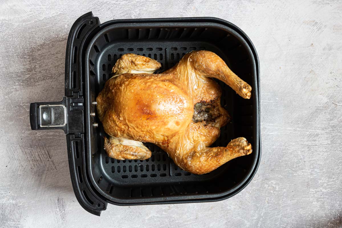 how to reheat rotisserie chicken in air fryer