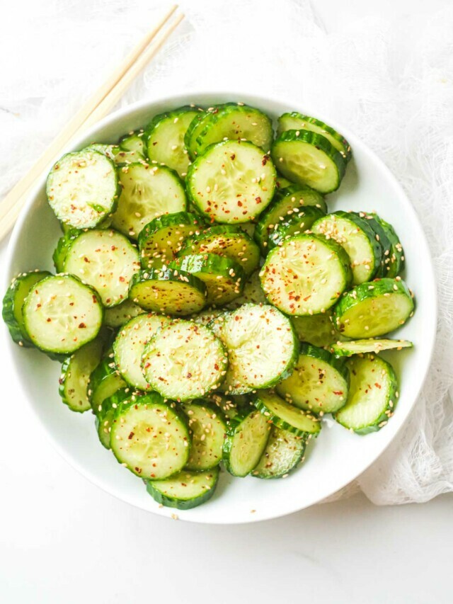 Asian Cucumber Salad Story