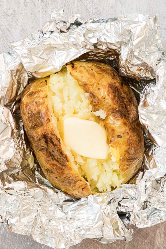 Baked Potato On The Grill - Recipes From A Pantry