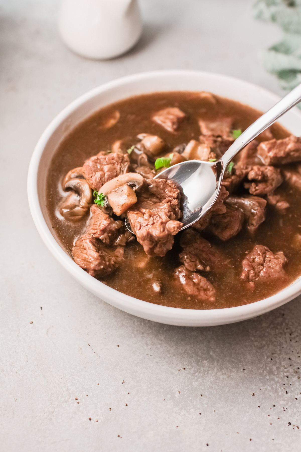 Instant Pot Beef Tips and Gravy