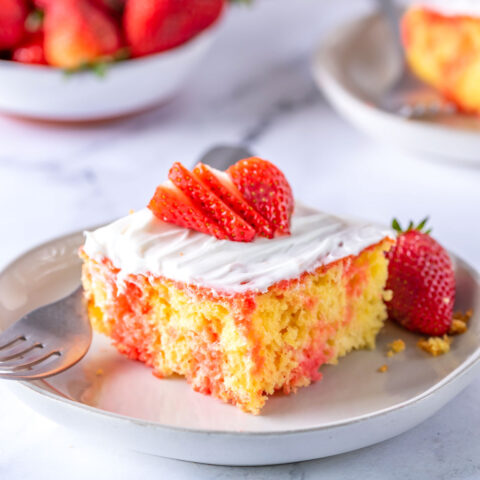 Strawberry Poke Cake - Recipes From A Pantry