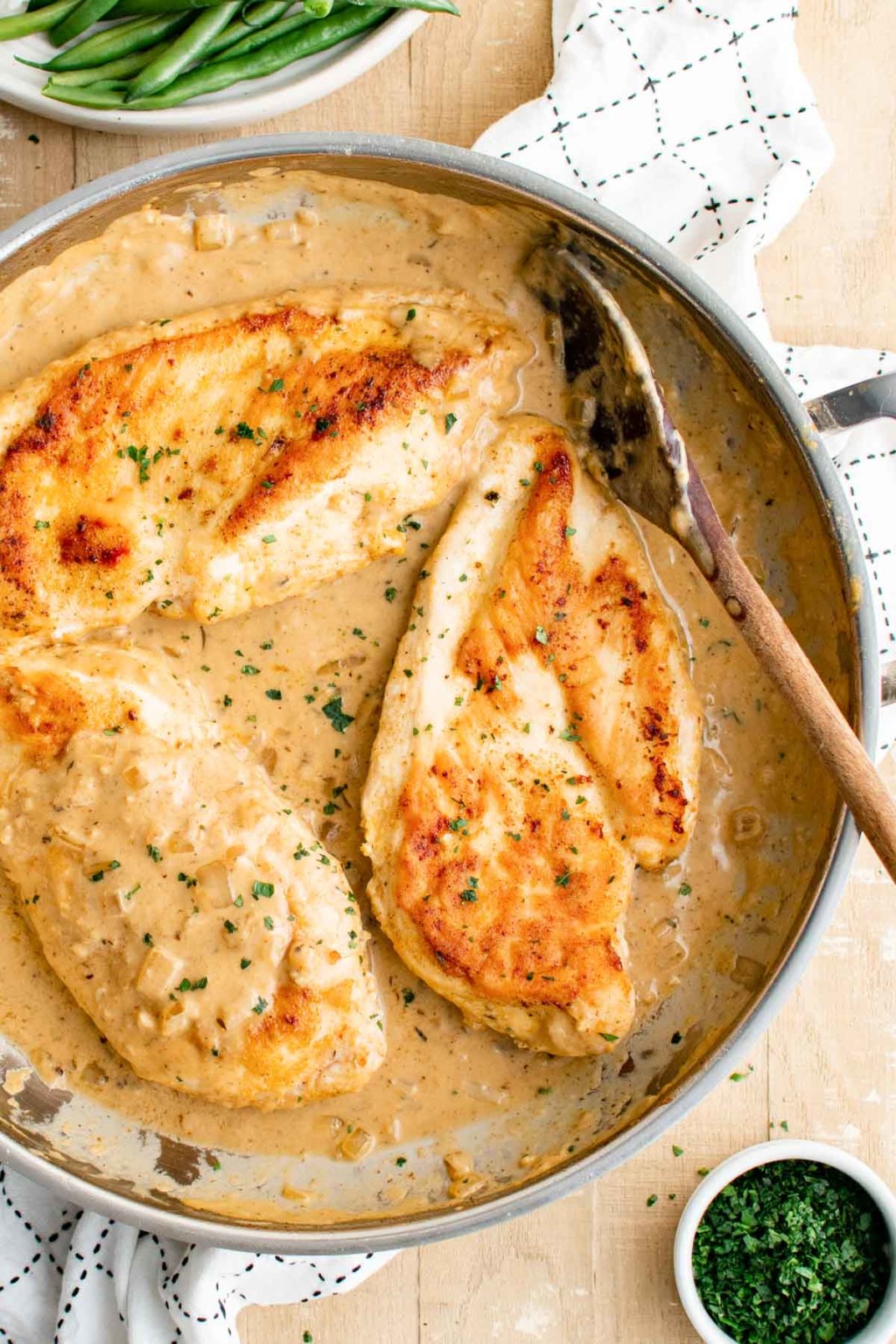 Easy Smothered Chicken - Recipes From A Pantry
