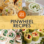 A collage of images of pinwheel recipes
