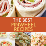 A collage of images of pinwheel recipes
