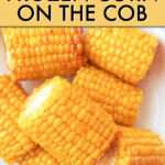 a pile of corn cobs cut in half