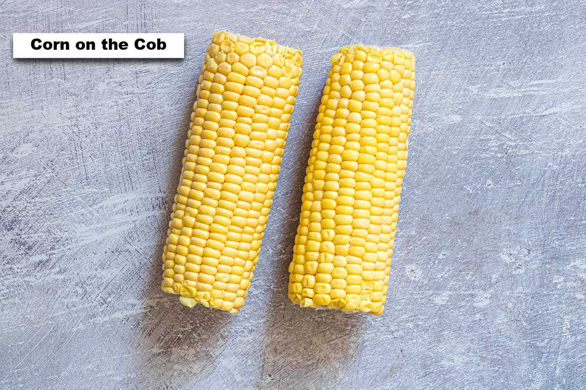 the ingredients to learn how to microwave corn on the cob