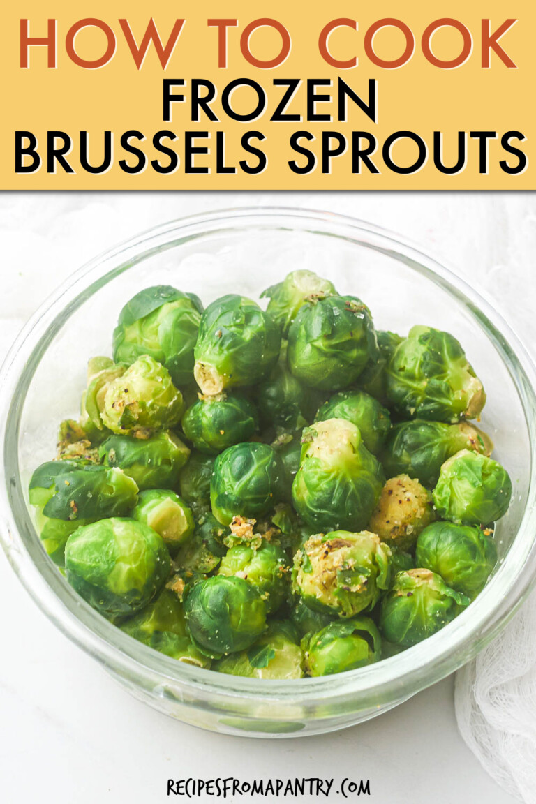 A bowl of whole brussels sprouts
