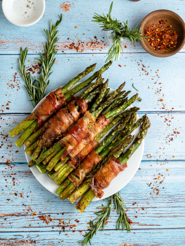Bacon Wrapped Asparagus Story