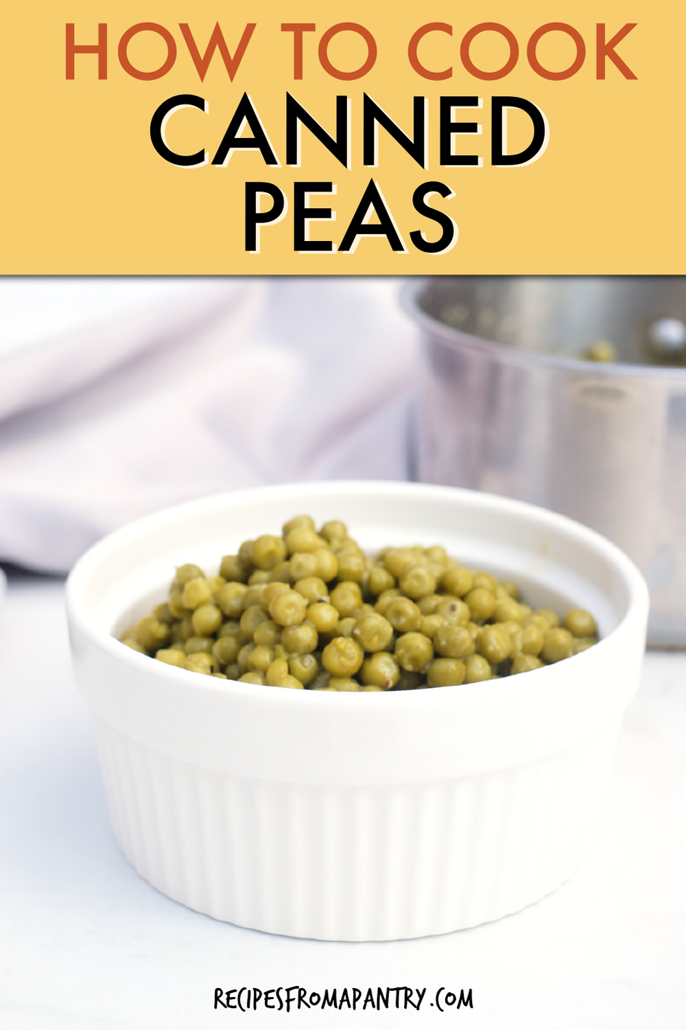 How To Cook Canned Peas Recipes From A Pantry