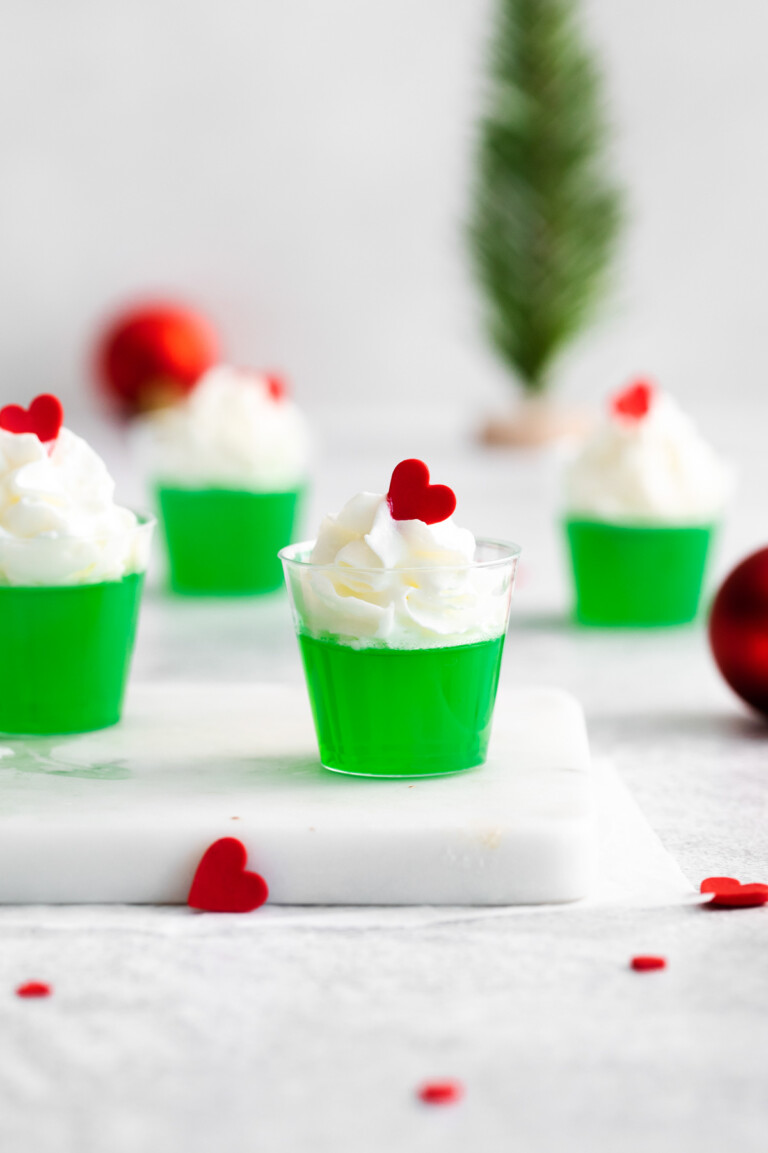 Grinch Christmas Jello Shots - Recipes From A Pantry