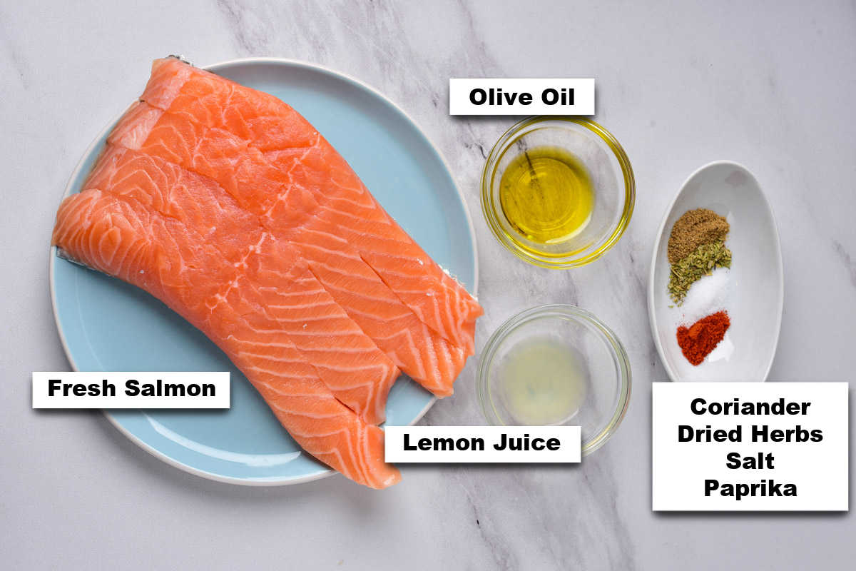 the ingredients needed to learn how long to bake salmon at 350 degrees