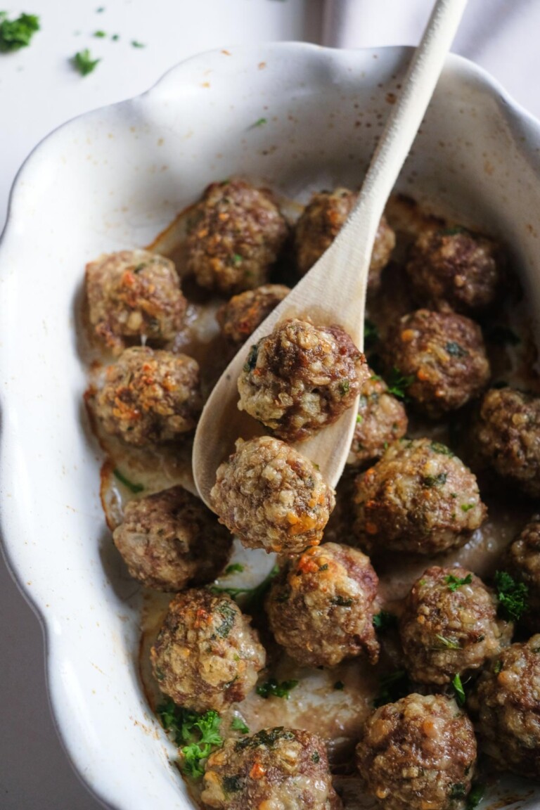 How To Bake Meatballs In The Oven Recipes From A Pantry