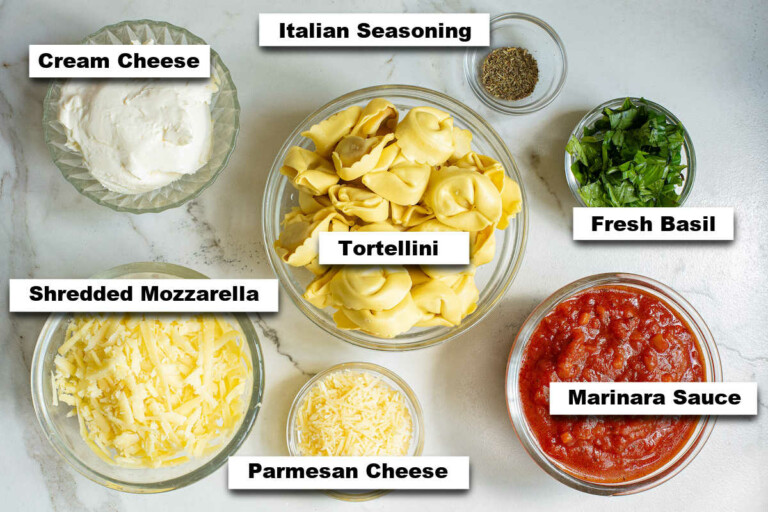 Baked Tortellini Casserole - 5 Ingredients - Recipes From A Pantry