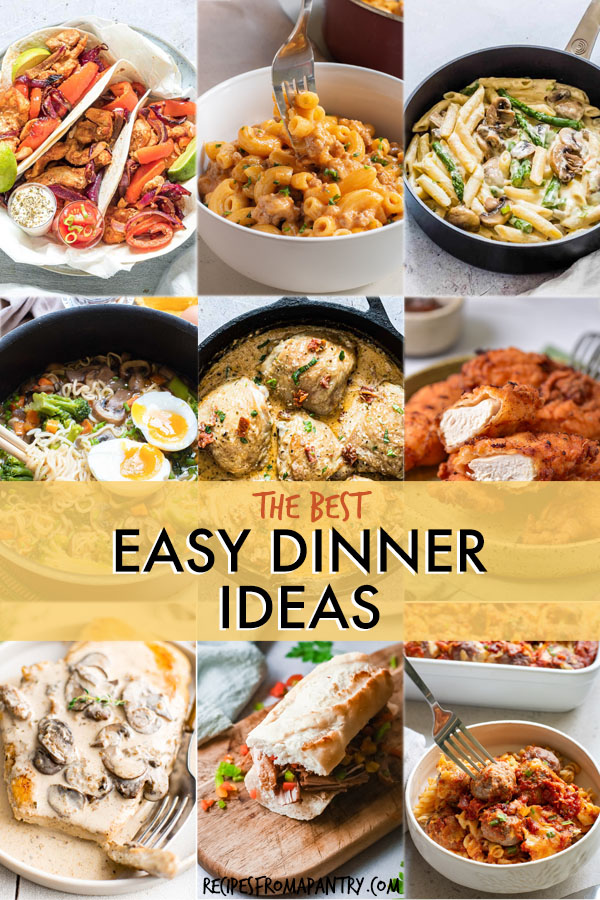 35 Easy Dinner Ideas