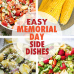 A collage of images of appetizers