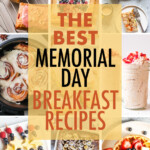 A collage of images of breakfast and brunch dishes