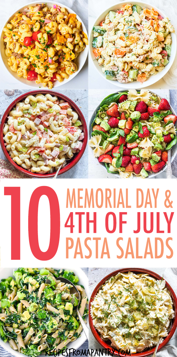 10 Easy Pasta Salad Recipes - Recipes From A Pantry